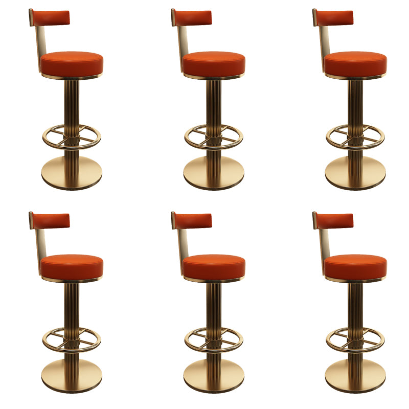 Leather Bar Stool Adjustable Height Counter Stool for Bristol