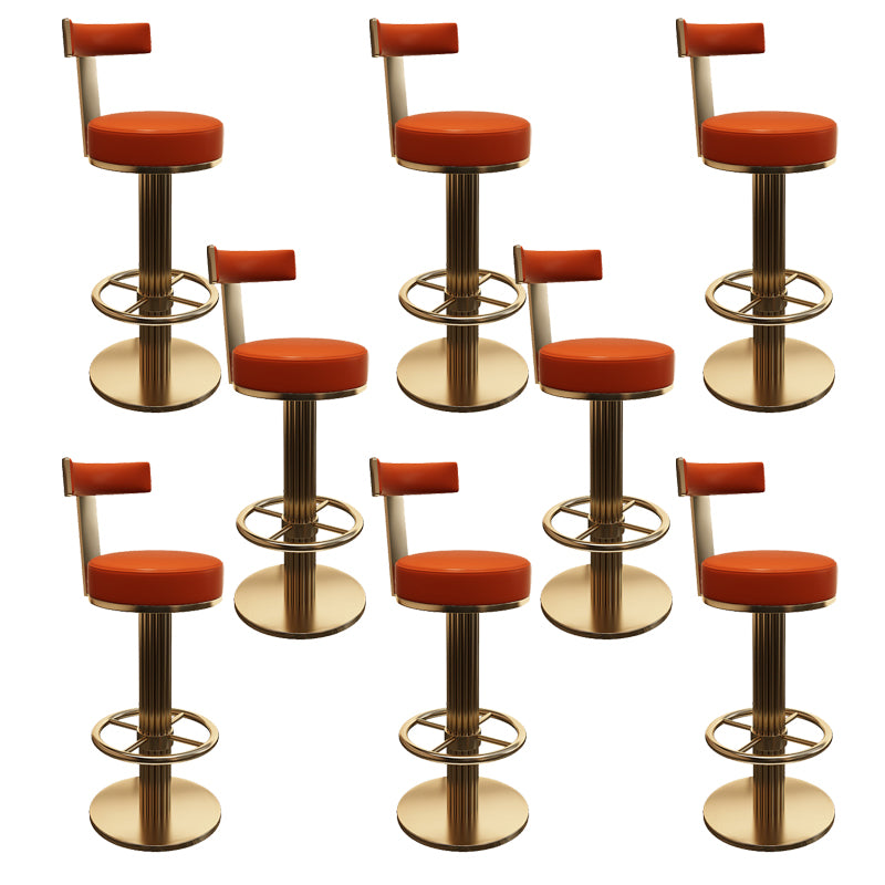 Leather Bar Stool Adjustable Height Counter Stool for Bristol