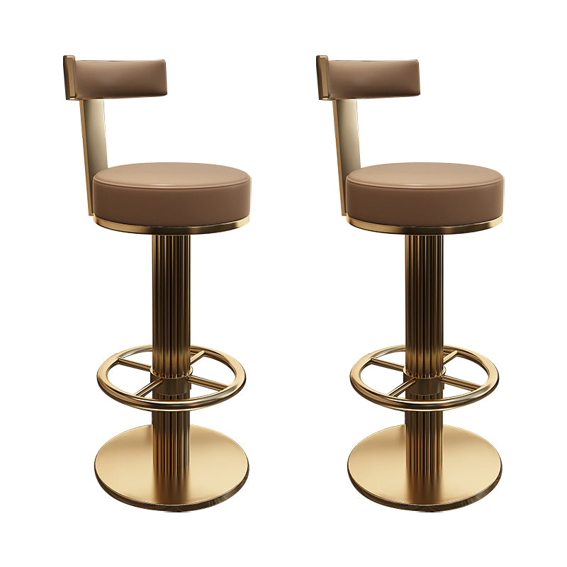 Leather Bar Stool Adjustable Height Counter Stool for Bristol