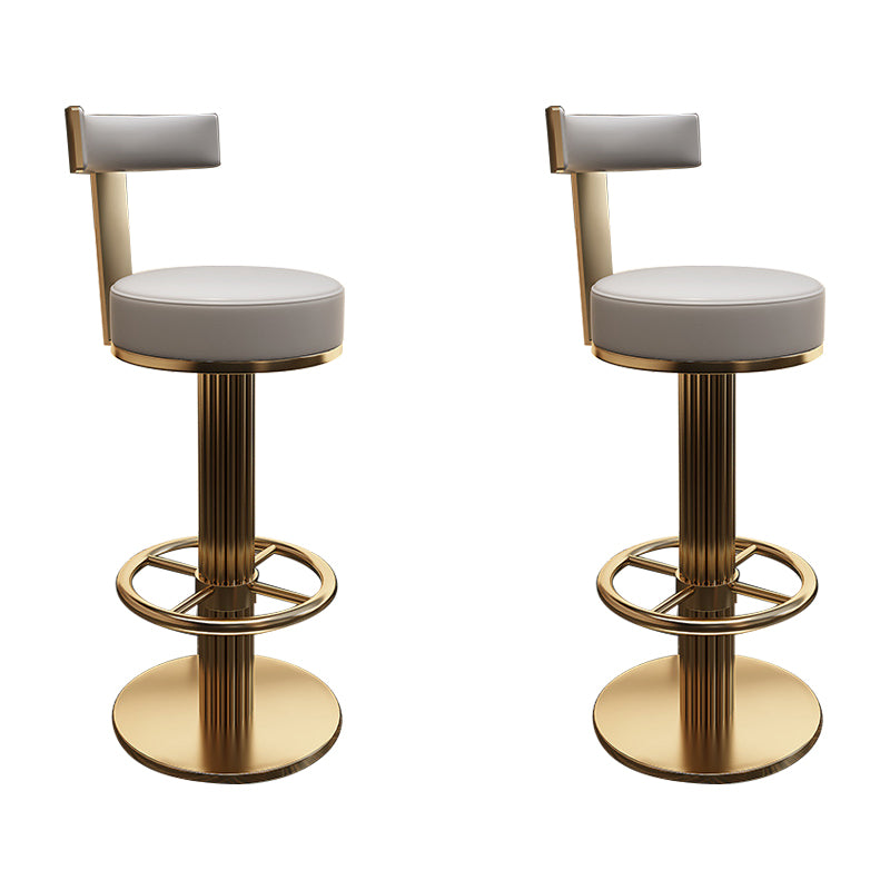 Leather Bar Stool Adjustable Height Counter Stool for Bristol