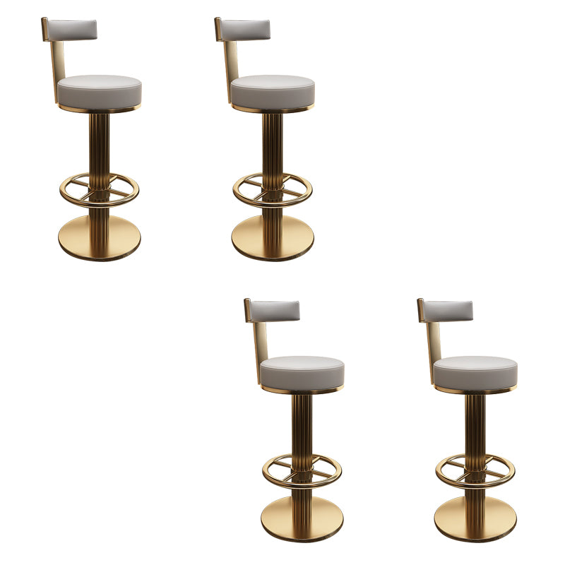 Leather Bar Stool Adjustable Height Counter Stool for Bristol