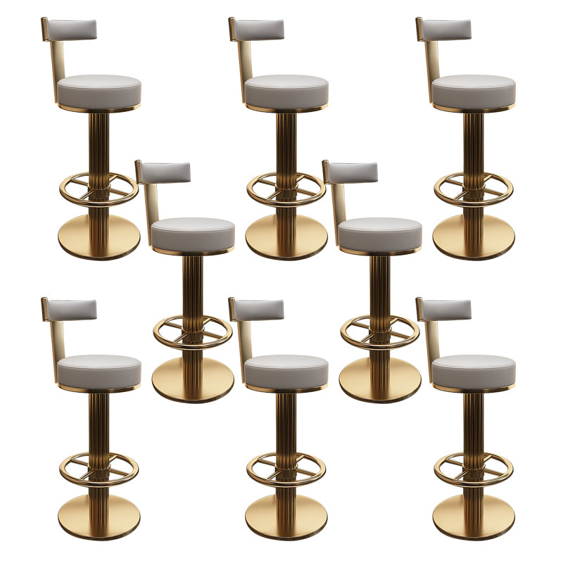 Leather Bar Stool Adjustable Height Counter Stool for Bristol