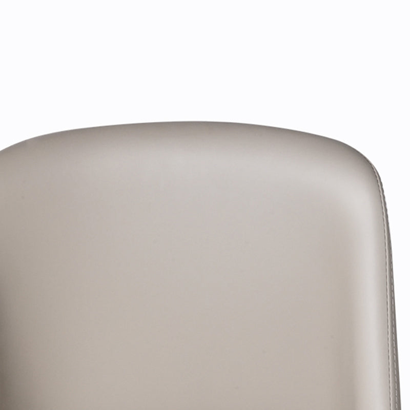 Glam Leather Bar Stool Backrest Gold Frame Counter Stool for Bristol