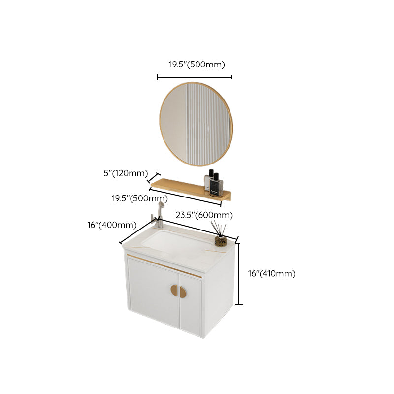 Gorgeous Sink Cabinet Free-standing Standard Space Saver Vanity with Mirror
