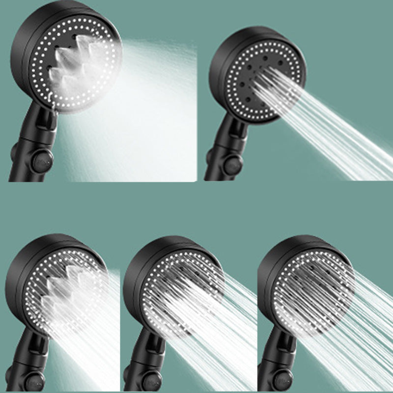 Plastic Bathroom Shower Head Adjustable Spray Pattern Shower Head