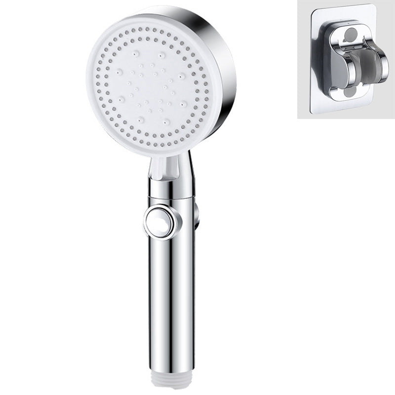 Plastic Bathroom Shower Head Adjustable Spray Pattern Shower Head