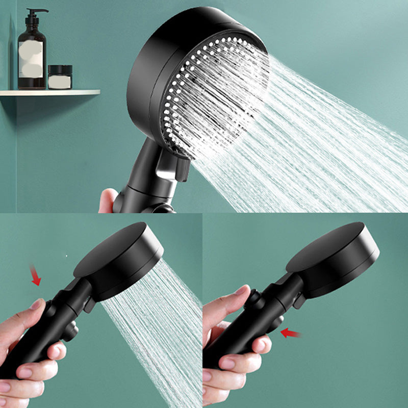 Plastic Bathroom Shower Head Adjustable Spray Pattern Shower Head