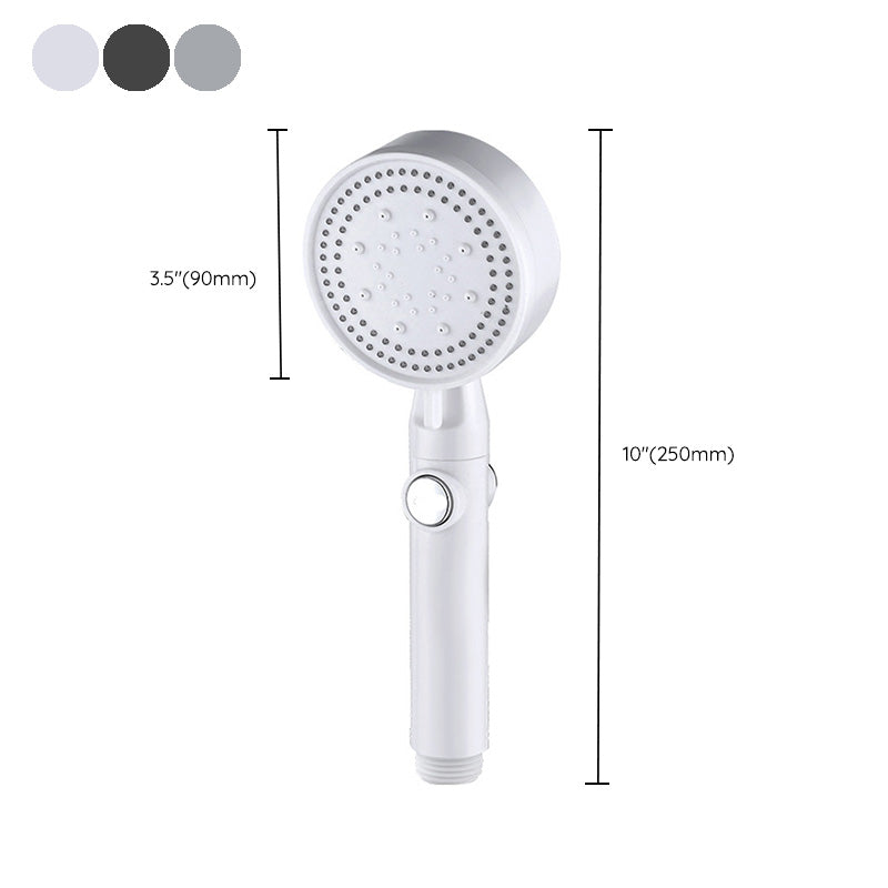 Plastic Bathroom Shower Head Adjustable Spray Pattern Shower Head