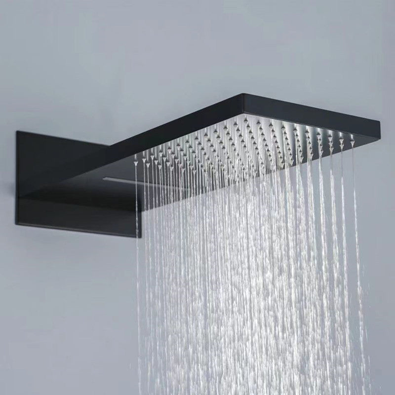 Shower System Wall Mounted Massage Jet Adjustable Spray Pattern Shower Trim