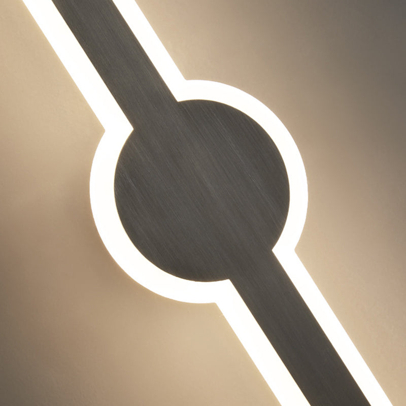 Metal Linear Vanity Wall Lights Modern 1-Light Vanity Wall Light Fixtures