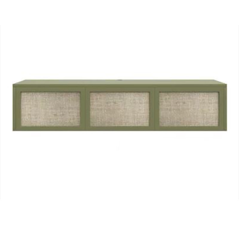 Scandinavian Wood TV Stand Console Wall-mounted TV Media Stand for Living Room