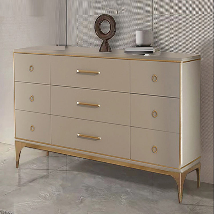 15.6-inch Width Storage Chest Contemporary Dresser with 9 Drawers