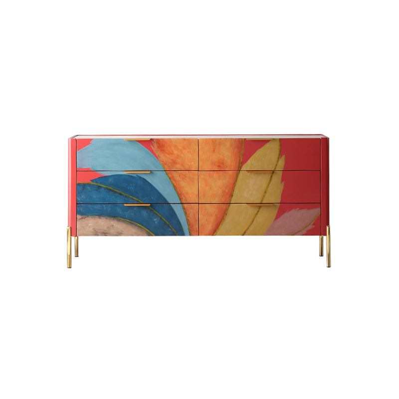 15.6-inch Width Modern Storage Chest Dresser Stone Storage Chest