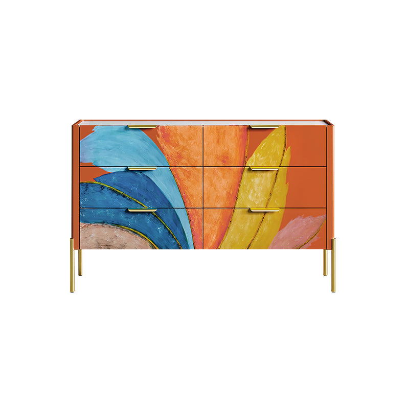 15.6-inch Width Modern Storage Chest Dresser Stone Storage Chest