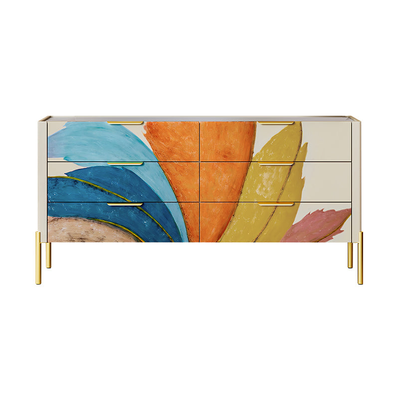 15.6-inch Width Modern Storage Chest Dresser Stone Storage Chest