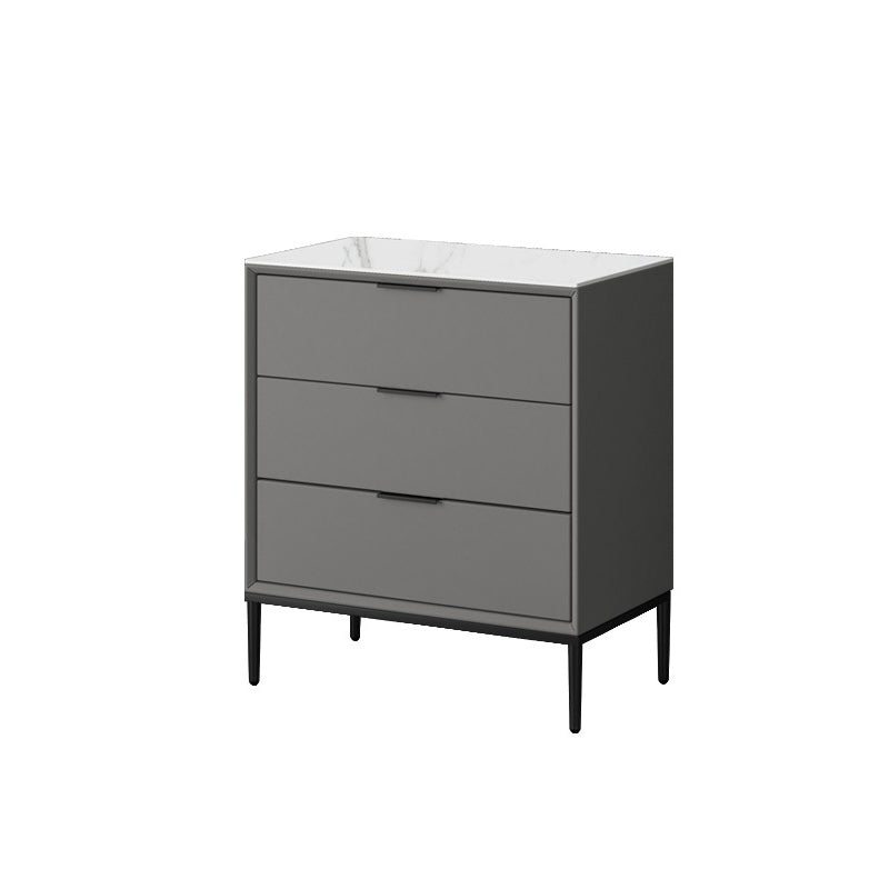 Contemporary Bedroom Storage Chest Vertical Chest with Drawers