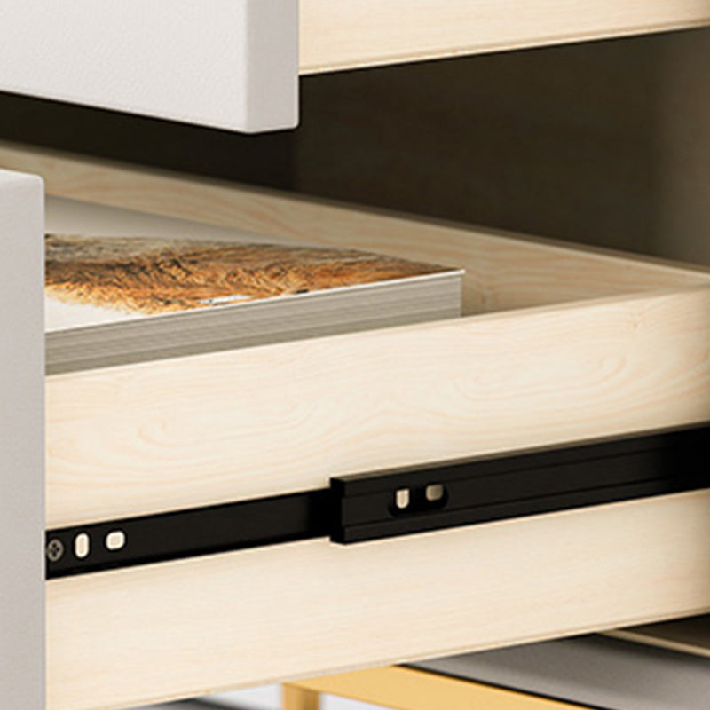 Contemporary Bedroom Storage Chest Vertical Chest with Drawers