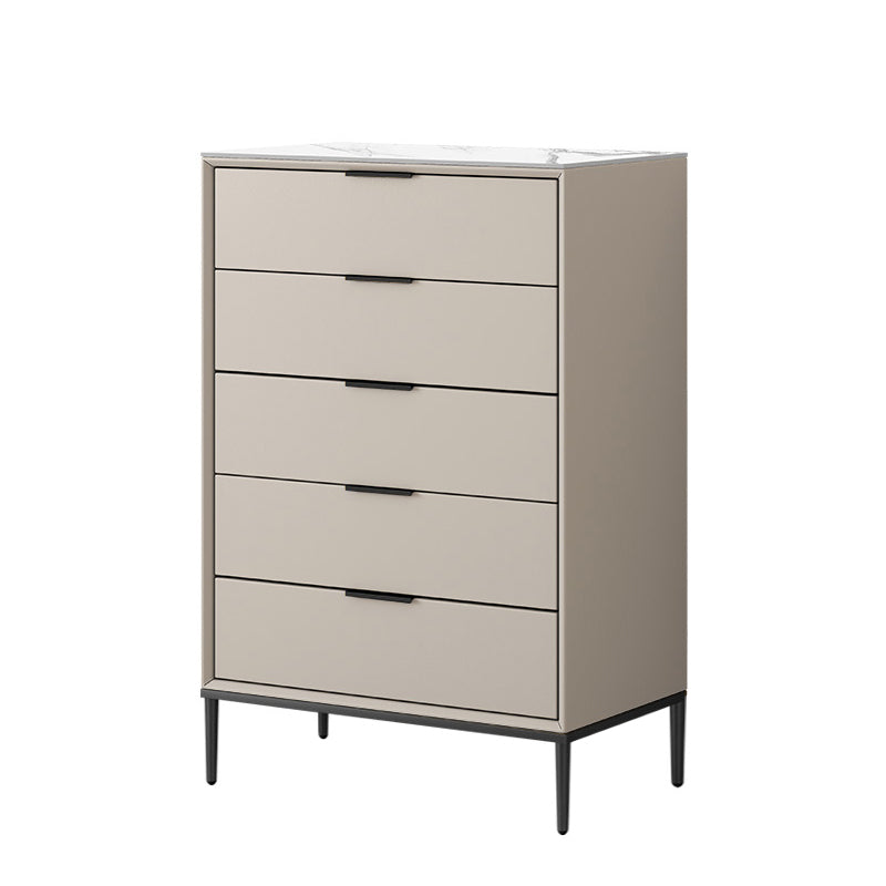 Contemporary Bedroom Storage Chest Vertical Chest with Drawers