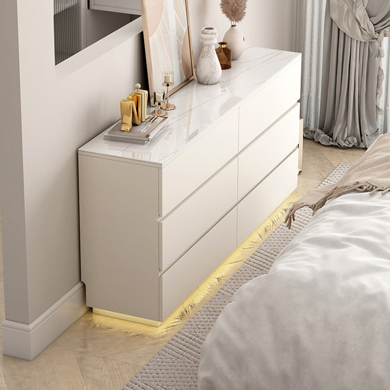 13.65-inch Width Stone Storage Chest Dresser Contemporary Dresser