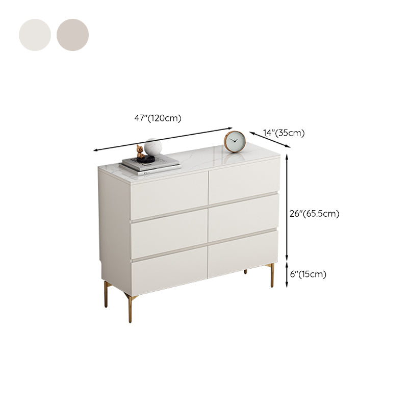 13.65-inch Width Stone Storage Chest Dresser Contemporary Dresser