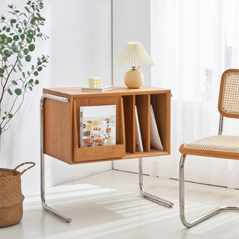 Modern Closed Back Standard Bookshelf Wooden Bookcase with Shelves