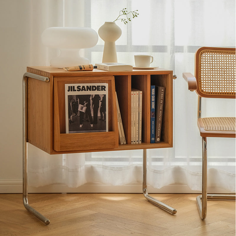 Modern Closed Back Standard Bookshelf Wooden Bookcase with Shelves