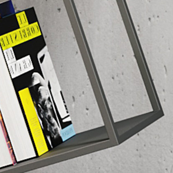 Modern Bookshelf Metal Open Shelf Bookcase with Shelves for Home Office