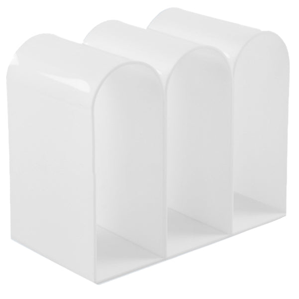 Contemporary Antique Finish Shelf Bookcase Acrylic Geometric Bookshelf