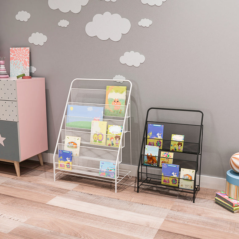 Scandinavian Shelf Bookcase Metal Etagere Bookshelf with Shelves