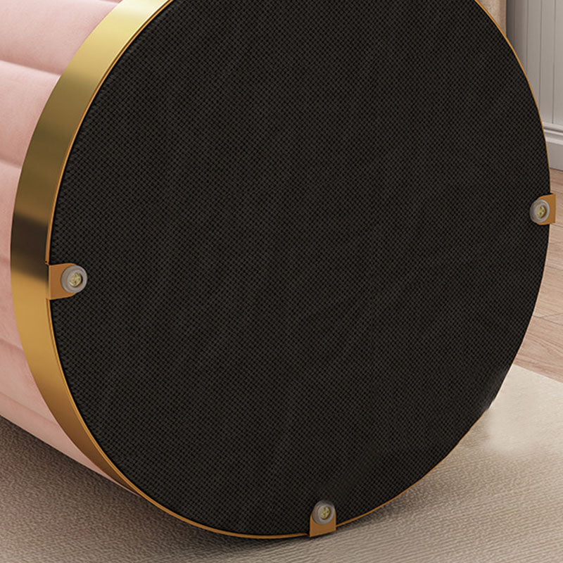 Grey Round Pouf Gorgeous Stain Resistant Pouf for Living Room