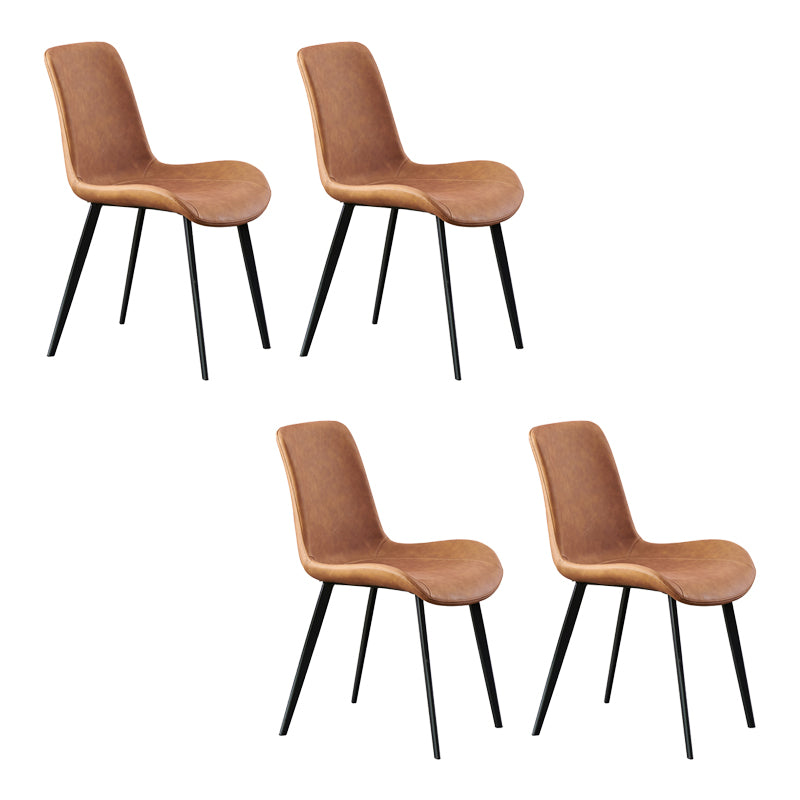 Upholstered Armless Dining Chair Parsons Dining Room Side Chair