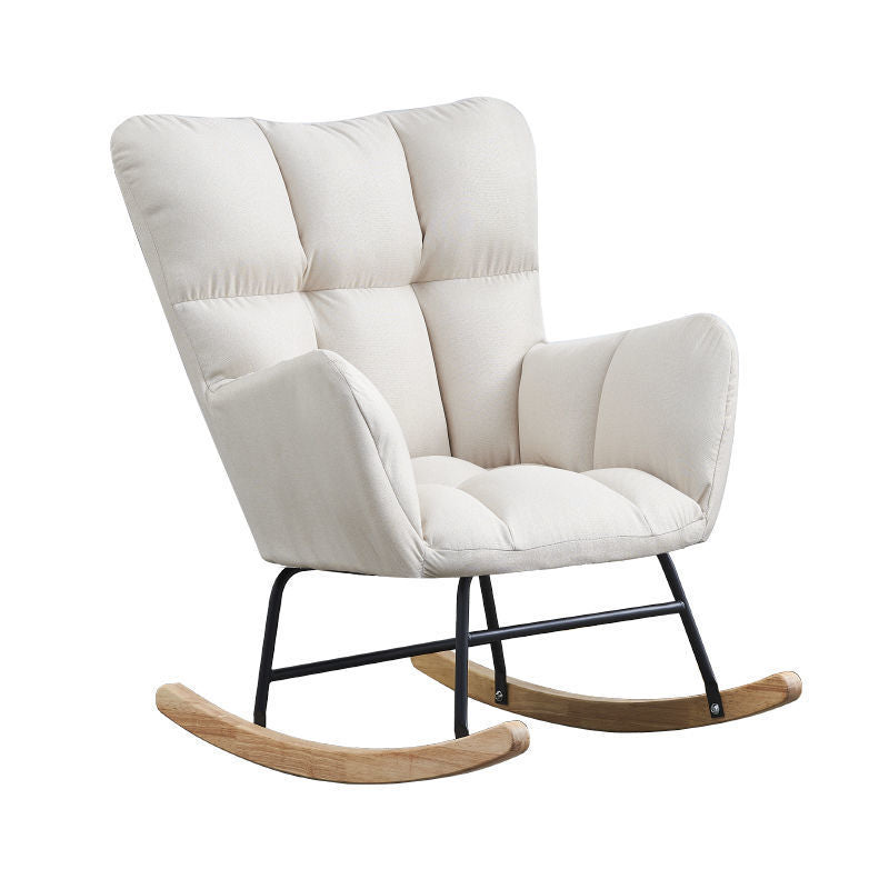Contemporary Simple Style Rocking Chair Indoor Nursery Sofa Rocking