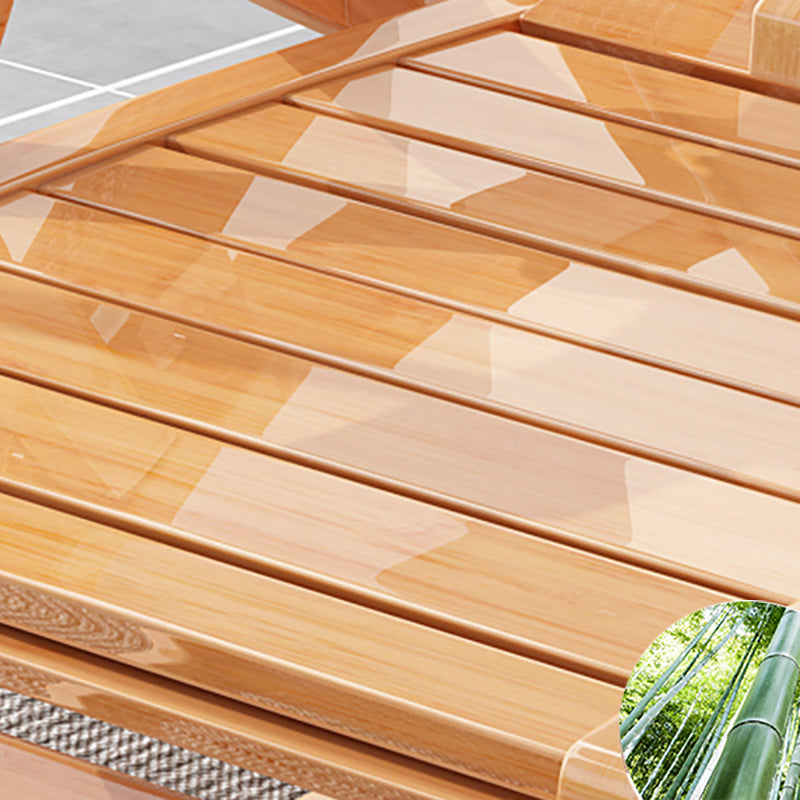 Antique Rocking Chair Wooden Removable Cushions Tufted Ergonomic Rocking Chair