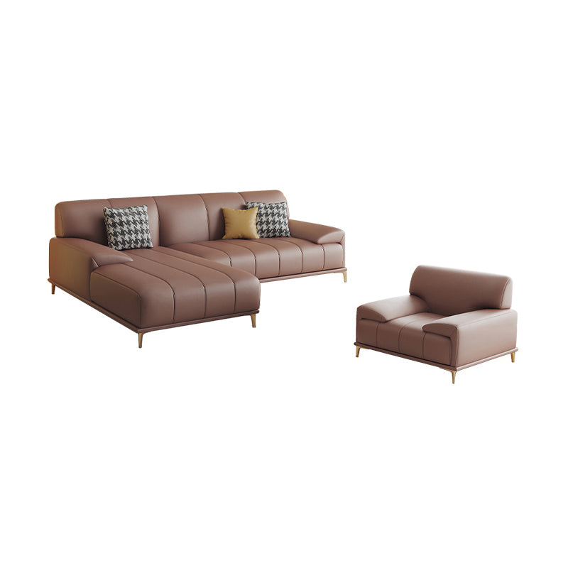 Pillow Top Arm Farmhouse Seating Dark Brown Living Room Settee
