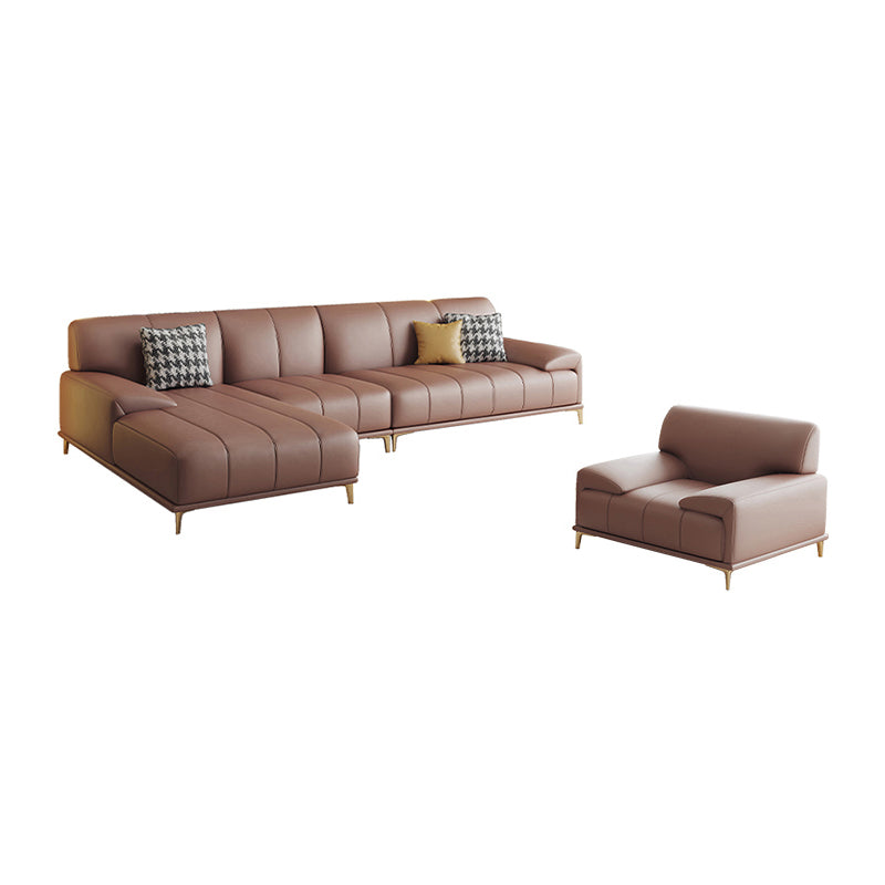 Pillow Top Arm Farmhouse Seating Dark Brown Living Room Settee