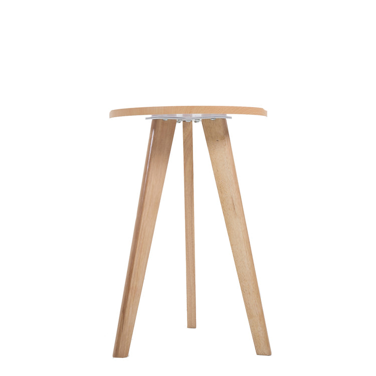 Contemporary Wooden Cocktail Table Round / Square / Triangle Top Coffee Table