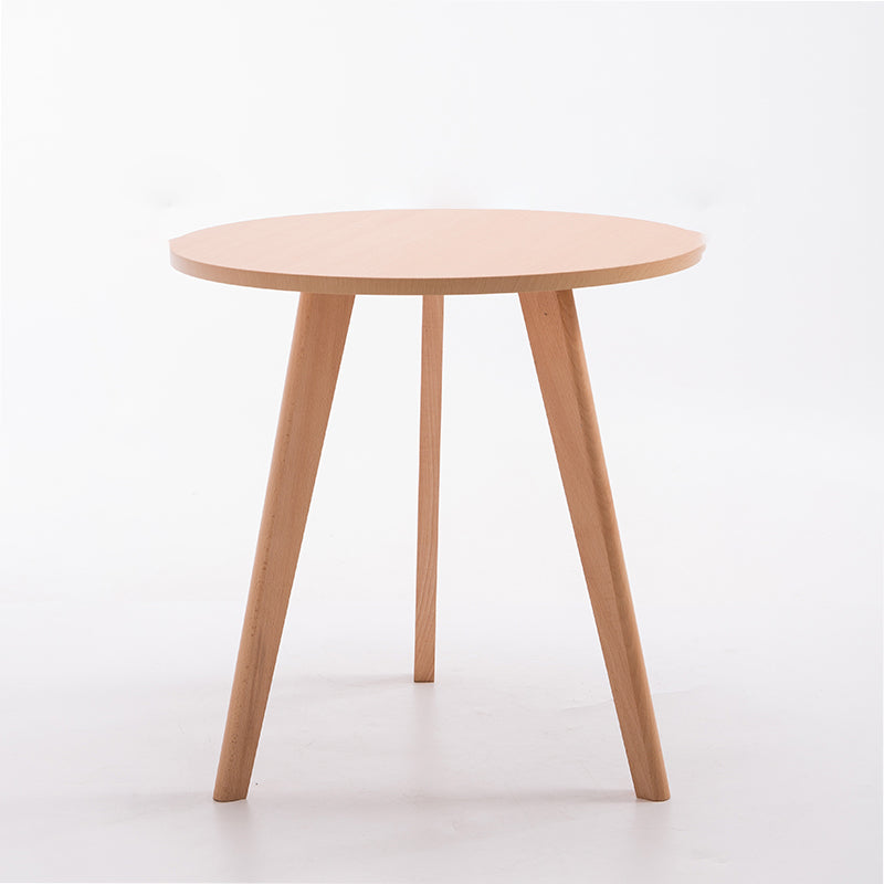 Contemporary Wooden Cocktail Table Round / Square / Triangle Top Coffee Table