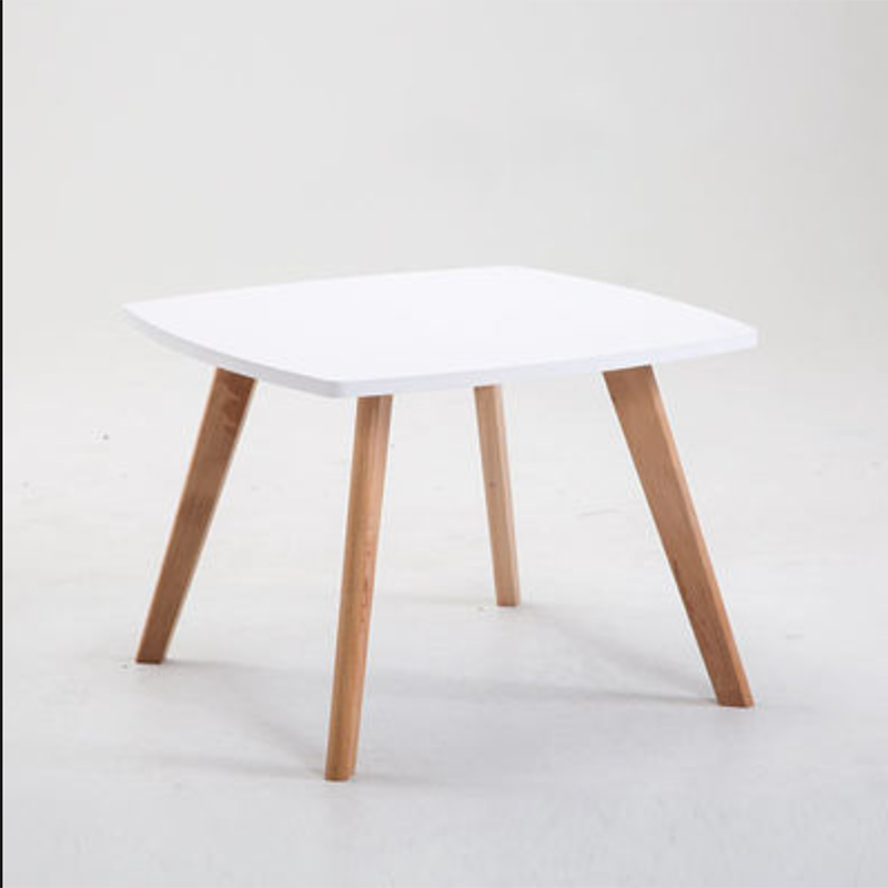 Contemporary Wooden Cocktail Table Round / Square / Triangle Top Coffee Table