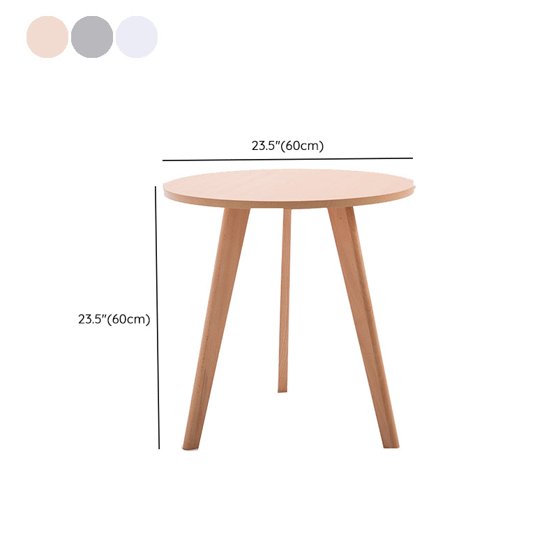 Contemporary Wooden Cocktail Table Round / Square / Triangle Top Coffee Table