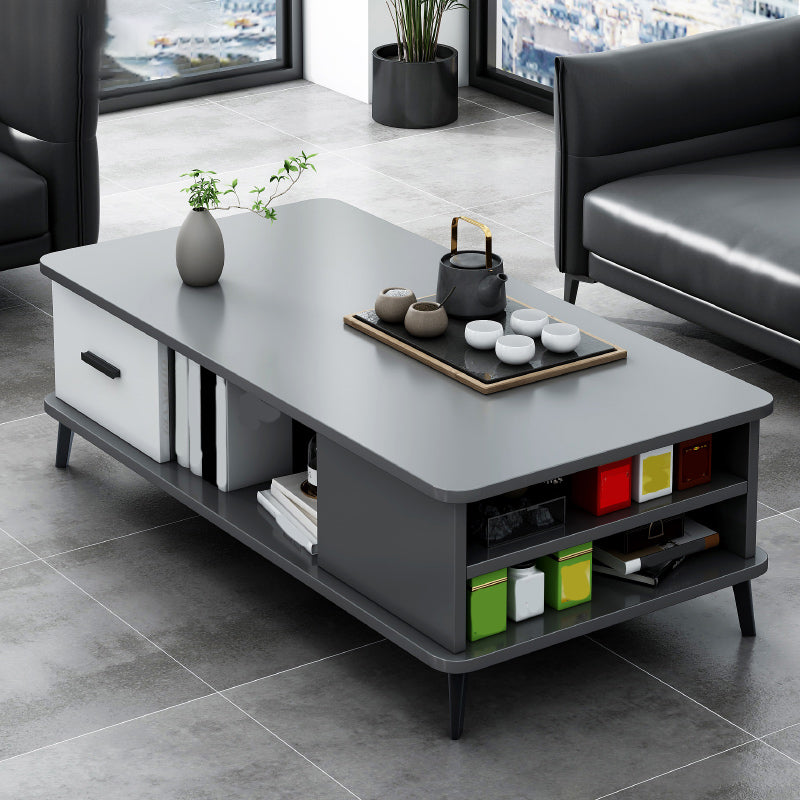Rectangular Modern Simple Coffee Table 1 Single Cocktail Table for Home