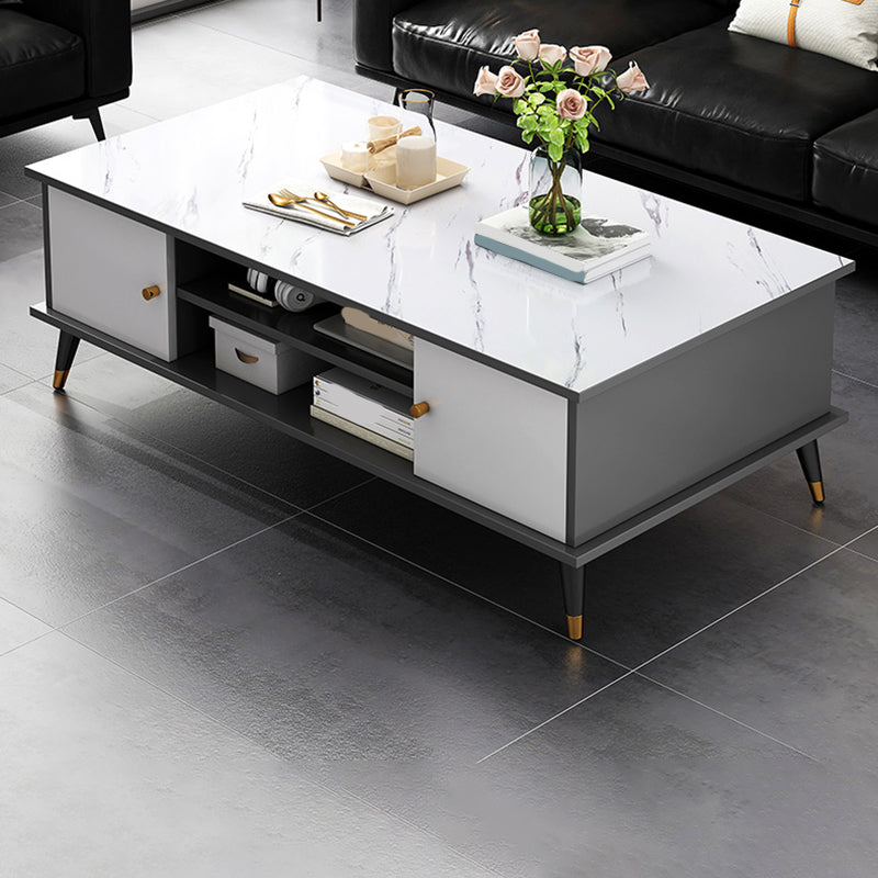 Rectangular Modern Simple Coffee Table 1 Single Cocktail Table for Home