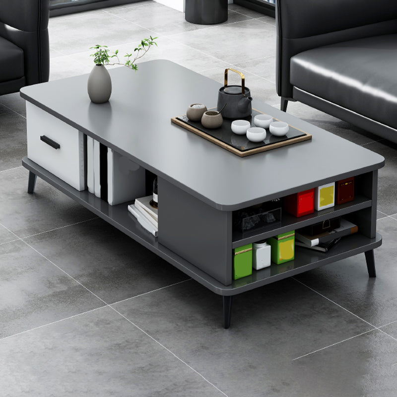 Rectangular Modern Simple Coffee Table 1 Single Cocktail Table for Home