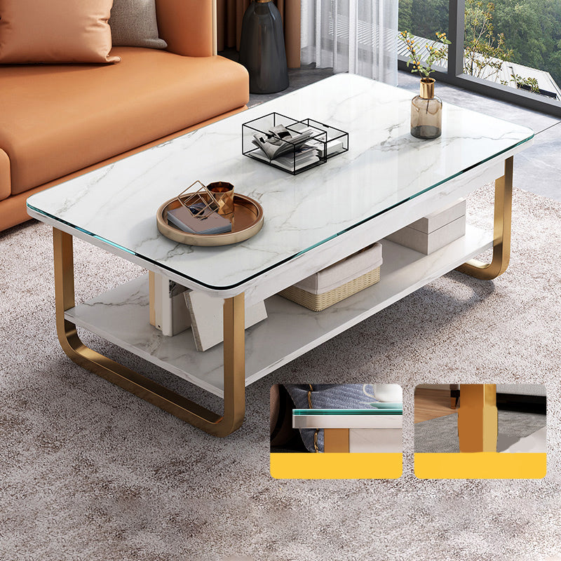 Rectangular Modern Simple Coffee Table 1 Single Cocktail Table for Home