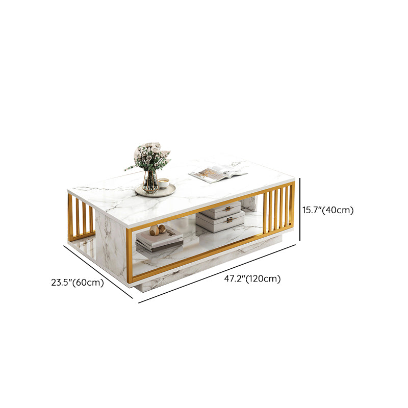 Rectangular Modern Simple Coffee Table 1 Single Cocktail Table for Home