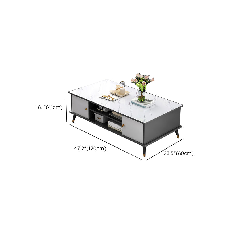 Rectangular Modern Simple Coffee Table 1 Single Cocktail Table for Home