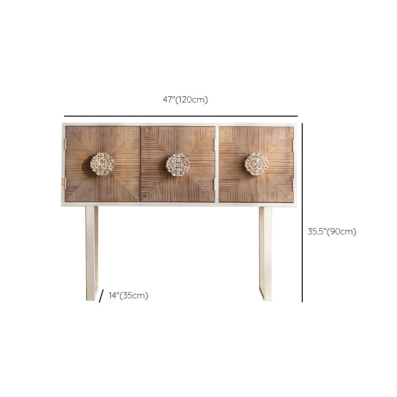 Industrial Standard Natural Accent Chest Distressed Wood Accent Cabinet