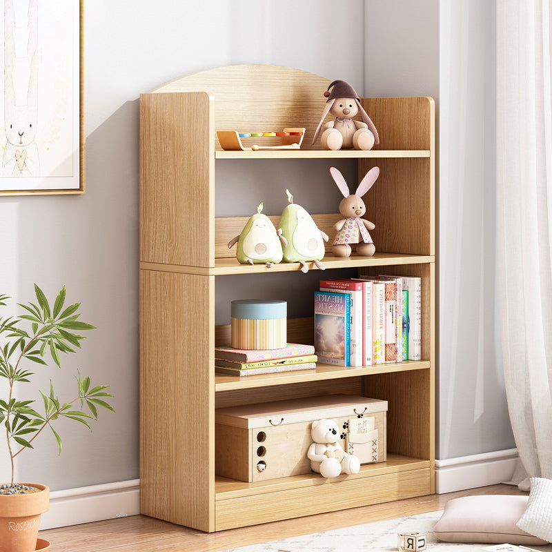 Contemporary Wood Chest Rectangle with Doors Side Cabinet with Shelves