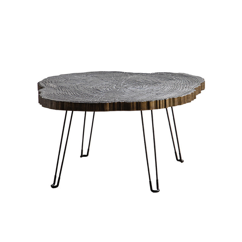 Contemporary Solid Wood Coffee Table Espresso Wood Coffee Table
