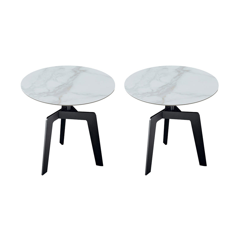 Slate Round Side Table 3 Legs Base Type Slate Nesting Tables