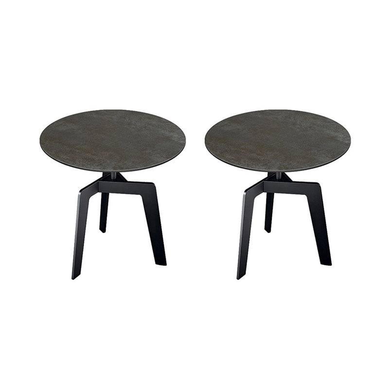 Slate Round Side Table 3 Legs Base Type Slate Nesting Tables